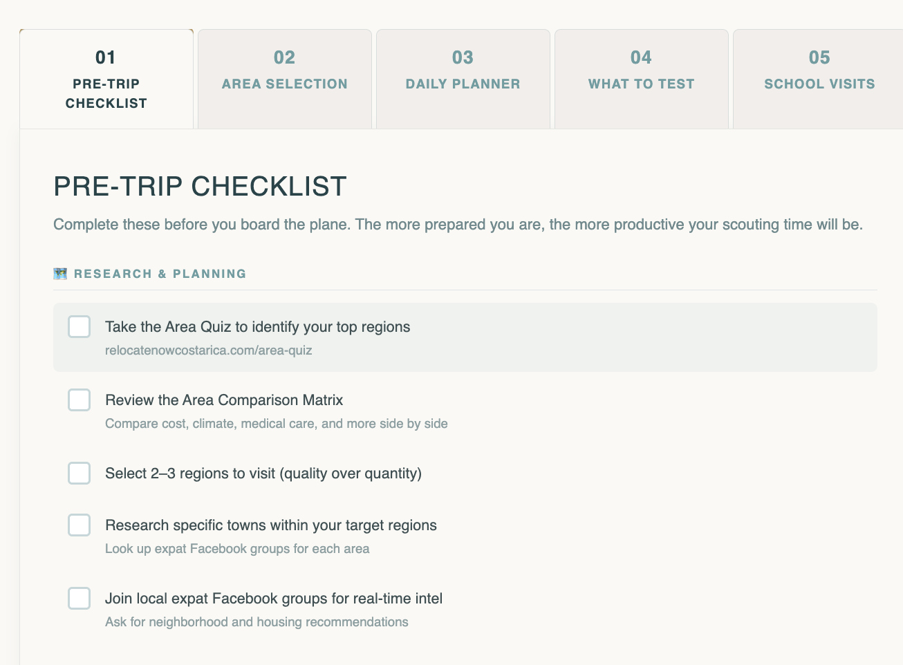 Scouting Trip Planner