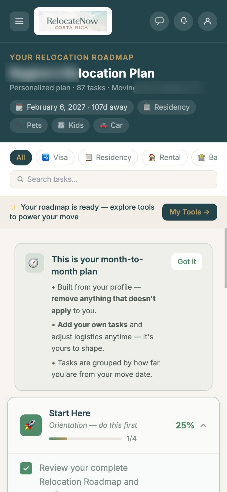 A roadmap built around you